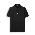 Áo polo cao cấp PAPAGO nam Trung niên vải cotton kim cương form rộng thêu logo trụ áo - P25PLCT004 - Ảnh 6