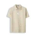 Áo polo cao cấp PAPAGO nam Trung niên vải cotton kim cương form rộng thêu logo trụ áo - P25PLCT004 - Ảnh 7