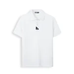 Áo polo cao cấp PAPAGO nam Trung niên vải cotton kim cương form rộng thêu logo trụ áo - P25PLCT004 - Ảnh 9
