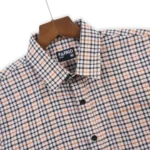 [MỚI] Áo Sơ Mi Nam Trung Niên PAPAGO Sọc Caro Tay Dài Lai Ngang Vải Cotton Mát Mẻ - P25SDCR005 - Ảnh 5