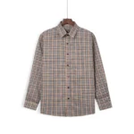 [MỚI] Áo Sơ Mi Nam Trung Niên PAPAGO Sọc Caro Tay Dài Lai Ngang Vải Cotton Mát Mẻ - P25SDCR005 - Ảnh 8