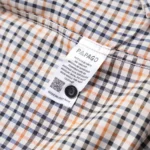 [MỚI] Áo Sơ Mi Nam Trung Niên PAPAGO Sọc Caro Tay Dài Lai Ngang Vải Cotton Mát Mẻ - P25SDCR005 - Ảnh 4