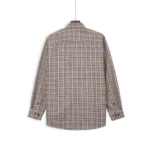 [MỚI] Áo Sơ Mi Nam Trung Niên PAPAGO Sọc Caro Tay Dài Lai Ngang Vải Cotton Mát Mẻ - P25SDCR005 - Ảnh 9