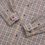[MỚI] Áo Sơ Mi Nam Trung Niên PAPAGO Sọc Caro Tay Dài Lai Ngang Vải Cotton Mát Mẻ - P25SDCR005 - Ảnh 7